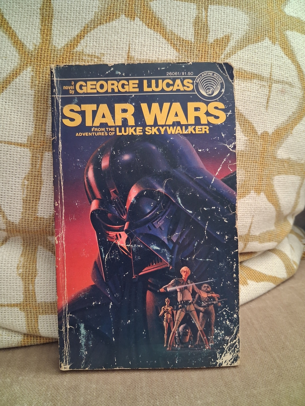 Vintage 1976 first edition print star wars George Lucas Darth Vader book